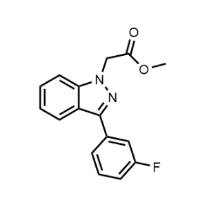 Methyl 2-(3-(3-fluorophenyl)-1H-indazol-1-yl)acetate|CS-0736586