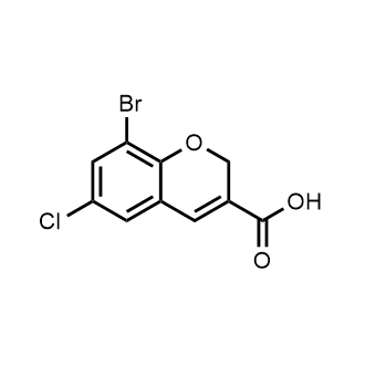 8-Bromo-6-chloro-2H-chromene-3-carboxylic acid|CS-0736601