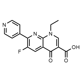 1-Ethyl-6-fluoro-4-oxo-7-(pyridin-4-yl)-1,4-dihydro-1,8-naphthyridine-3-carboxylic acid|CS-0736638
