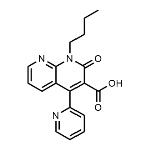 1-Butyl-2-oxo-4-(pyridin-2-yl)-1,2-dihydro-1,8-naphthyridine-3-carboxylic acid|CS-0736641