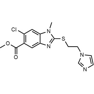 Methyl 2-((2-(1H-imidazol-1-yl)ethyl)thio)-6-chloro-1-methyl-1H-benzo[d]imidazole-5-carboxylate|CS-0736725
