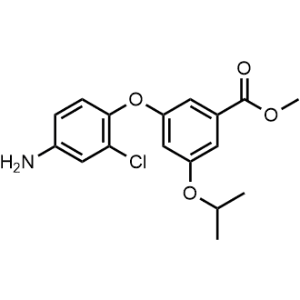 Methyl 3-(4-amino-2-chlorophenoxy)-5-isopropoxybenzoate|CS-0736753