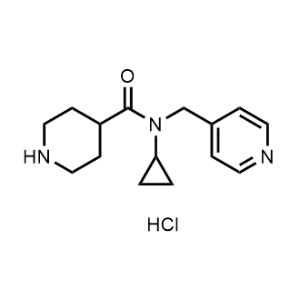 N-cyclopropyl-N-(pyridin-4-ylmethyl)piperidine-4-carboxamide hydrochloride|CS-0736973