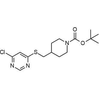 tert-Butyl 4-(((6-chloropyrimidin-4-yl)thio)methyl)piperidine-1-carboxylate|CS-0737062
