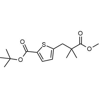 tert-Butyl 5-(3-methoxy-2,2-dimethyl-3-oxopropyl)thiophene-2-carboxylate|CS-0737095