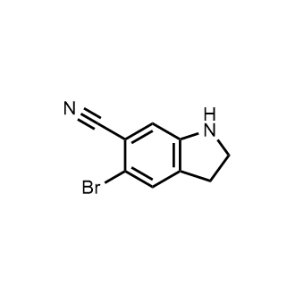 5-Bromoindoline-6-carbonitrile|CS-0737348