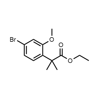 Ethyl 2-(4-bromo-2-methoxyphenyl)-2-methylpropanoate|CS-0737360