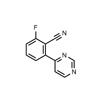 2-Fluoro-6-(pyrimidin-4-yl)benzonitrile|CS-0737377