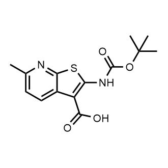 2-((tert-Butoxycarbonyl)amino)-6-methylthieno[2,3-b]pyridine-3-carboxylic acid|CS-0737475