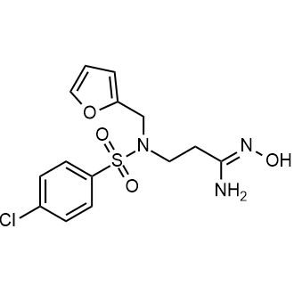 3-(4-Chloro-N-(furan-2-ylmethyl)phenylsulfonamido)-N-hydroxypropanimidamide|CS-0737792
