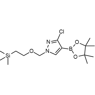 3-Chloro-4-(4,4,5,5-tetramethyl-1,3,2-dioxaborolan-2-yl)-1-((2-(trimethylsilyl)ethoxy)methyl)-1H-pyrazole|CS-0737935
