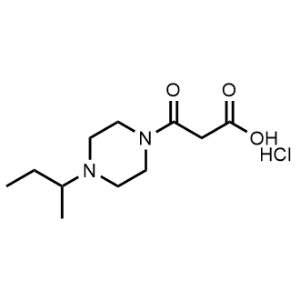 3-(4-Butan-2-ylpiperazin-1-yl)-3-oxopropanoic acid;hydrochloride|CS-0739037