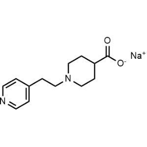 Sodium;1-(2-pyridin-4-ylethyl)piperidine-4-carboxylate|CS-0739231