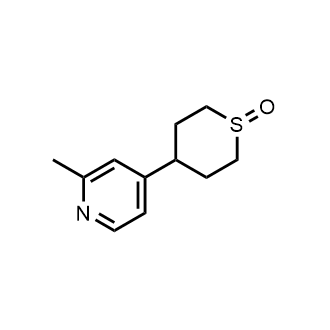 4-(2-Methylpyridin-4-yl)thiane 1-oxide|CS-0739272