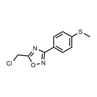 5-Chloromethyl-3-(4-Methylsulfanyl-phenyl)-[1,2,4]oxadiazole|CS-0739544