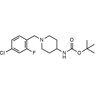 Tert-Butyl 1-(4-chloro-2-fluorobenzyl)piperidin-4-ylcarbamate|CS-0739713