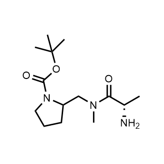 2-{[((S)-2-Amino-Propionyl)-methyl-amino]-methyl}-pyrrolidine-1-carboxylic acid tert-butyl ester|CS-0739861