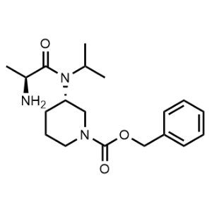 (S)-3-[((S)-2-Amino-Propionyl)-isopropyl-amino]-piperidine-1-carboxylic acid benzyl ester|CS-0739976