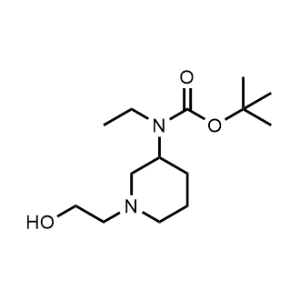 Ethyl-[1-(2-Hydroxy-ethyl)-piperidin-3-yl]-carbamic acid tert-butyl ester|CS-0740178