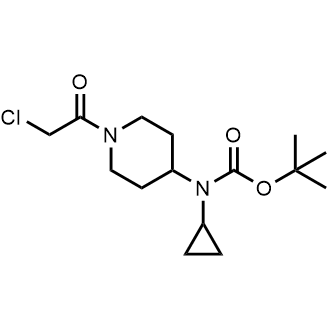 [1-(2-Chloro-Acetyl)-piperidin-4-yl]-cyclopropyl-carbamic acid tert-butyl ester|CS-0740222