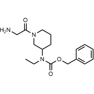 [1-(2-Amino-Acetyl)-piperidin-3-yl]-ethyl-carbamic acid benzyl ester|CS-0740354