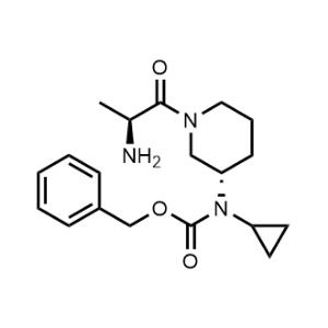 [(S)-1-((S)-2-Amino-Propionyl)-piperidin-3-yl]-cyclopropyl-carbamic acid benzyl ester|CS-0740384