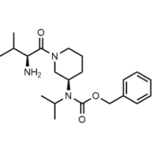 [(R)-1-((S)-2-Amino-3-Methyl-butyryl)-piperidin-3-yl]-isopropyl-carbamic acid benzyl ester|CS-0740401