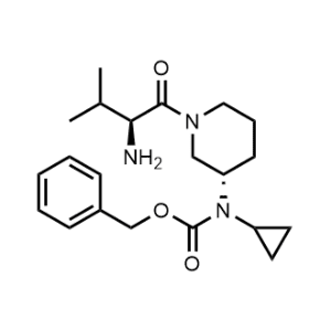 [(S)-1-((S)-2-Amino-3-Methyl-butyryl)-piperidin-3-yl]-cyclopropyl-carbamic acid benzyl ester|CS-0740404