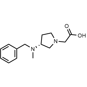[(R)-3-(Benzyl-Methyl-amino)-pyrrolidin-1-yl]-acetic acid|CS-0740424