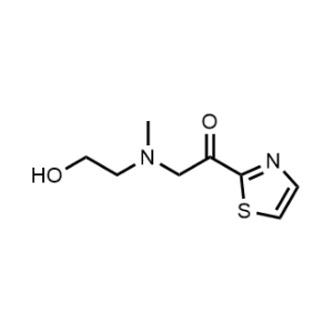 2-[(2-Hydroxy-Ethyl)-methyl-amino]-1-thiazol-2-yl-ethanone|CS-0740623