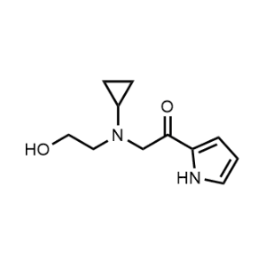 2-[Cyclopropyl-(2-Hydroxy-ethyl)-amino]-1-(1H-pyrrol-2-yl)-ethanone|CS-0740631