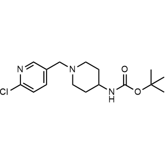 Tert-butyl N-[1-[(6-chloropyridin-3-yl)methyl]piperidin-4-yl]carbamate|CS-0740709