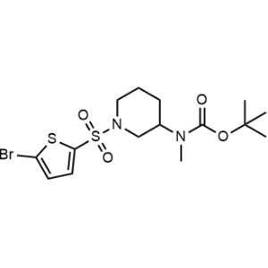 [1-(5-Bromo-Thiophene-2-sulfonyl)-piperidin-3-yl]-methyl-carbamic acid tert-butyl ester|CS-0740772