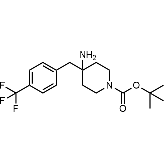Tert-Butyl 4-amino-4-[4-(trifluoromethyl)benzyl]piperidine-1-carboxylate|CS-0740984