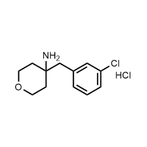 4-[(3-Chlorophenyl)methyl]oxan-4-amine;hydrochloride|CS-0741012