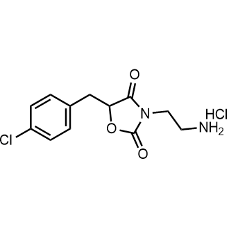 3-(2-Aminoethyl)-5-(4-chlorobenzyl)oxazolidine-2,4-dione hydrochloride|CS-0741968
