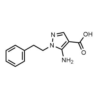 5-Amino-1-(2-phenylethyl)-1H-pyrazole-4-carboxylic acid|CS-0741985