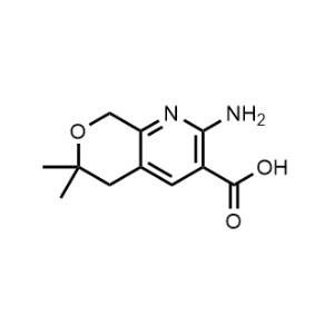 2-Amino-6,6-dimethyl-5,8-dihydropyrano[3,4-b]pyridine-3-carboxylic acid|CS-0742020