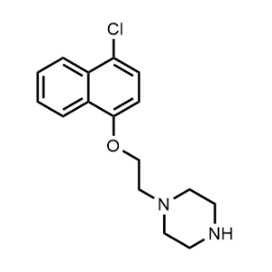 1-{2-[(4-Chloro-1-naphthyl)oxy]ethyl}piperazine|CS-0742620