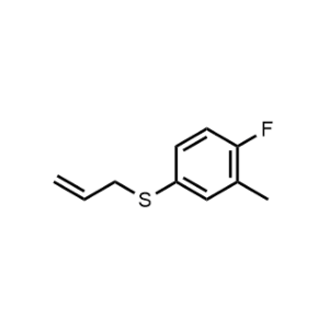 1-Allylsulfanyl-4-Fluoro-3-methylbenzene|CS-0742956