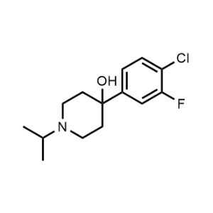 4-(4-Chloro-3-Fluorophenyl)-4-hydroxy-1-iso-propylpiperidine|CS-0743846
