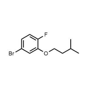1-Bromo-4-Fluoro-3-iso-pentyloxybenzene|CS-0744072