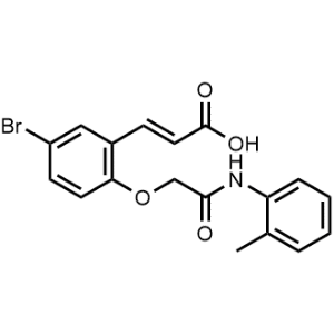 3-[5-Bromo-2-[2-[(2-methylphenyl)amino]-2-oxoethoxy]phenyl]-2-propenoic acid|CS-0744223