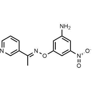 3-Nitro-5-[1-pyridin-3-ylethylideneamino]oxyaniline|CS-0744225