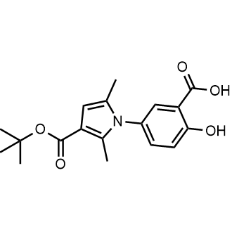 5-[2,5-Dimethyl-3-[(2-methylpropan-2-yl)oxycarbonyl]pyrrol-1-yl]-2-hydroxybenzoic acid|CS-0744455