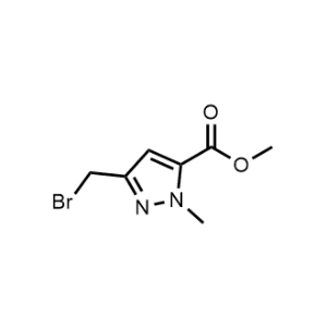 3-Bromomethyl-1-Methyl-1H-pyrazole-5-carboxylic acid methyl ester|CS-0744456