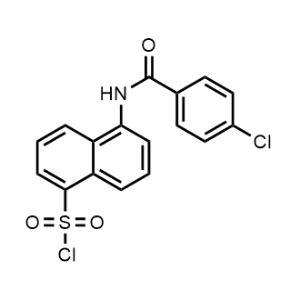 5-(4-Chloro-Benzoylamino)-naphthalene-1-sulfonylchloride|CS-0744554