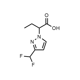 2-[3-(Difluoromethyl)-1H-Pyrazol-1-yl]butyric acid|CS-0744822