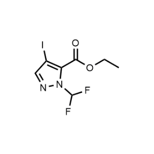 Ethyl 1-(Difluoromethyl)-4-iodo-1H-pyrazole-5-carboxylate|CS-0744910