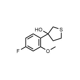 3-(4-Fluoro-2-methoxyphenyl)thiolan-3-ol|CS-0745490